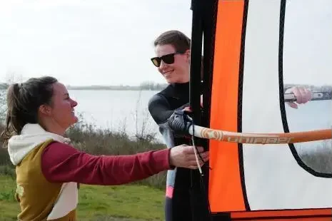Windsurfles Kraaijenbergse plassen